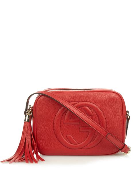 gucci red grained leather cross body bag|gucci crossbody bloomingdale's.